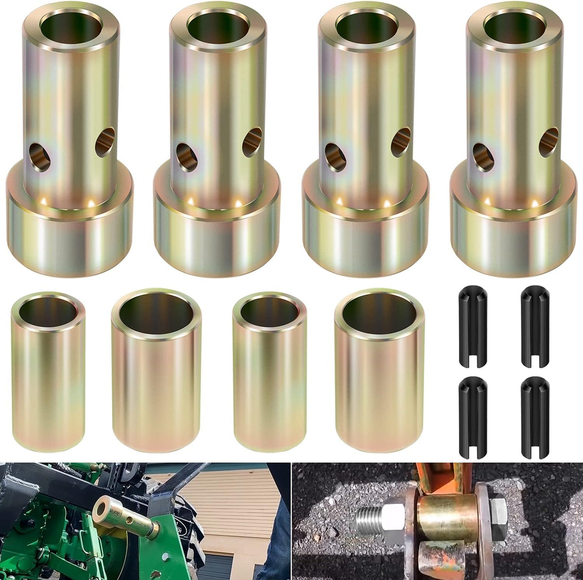 Quick Hitch Bushing Kit Heavy Duty Steel Pack of Two Sets C897