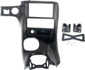 Matte Black Double Din Dash Installation Kit for Chevy Corvette C5 S988209