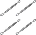 5/8 Inch x 6 Inches Galvanized Eye and Eye Turnbuckles Pack of 2 O38229