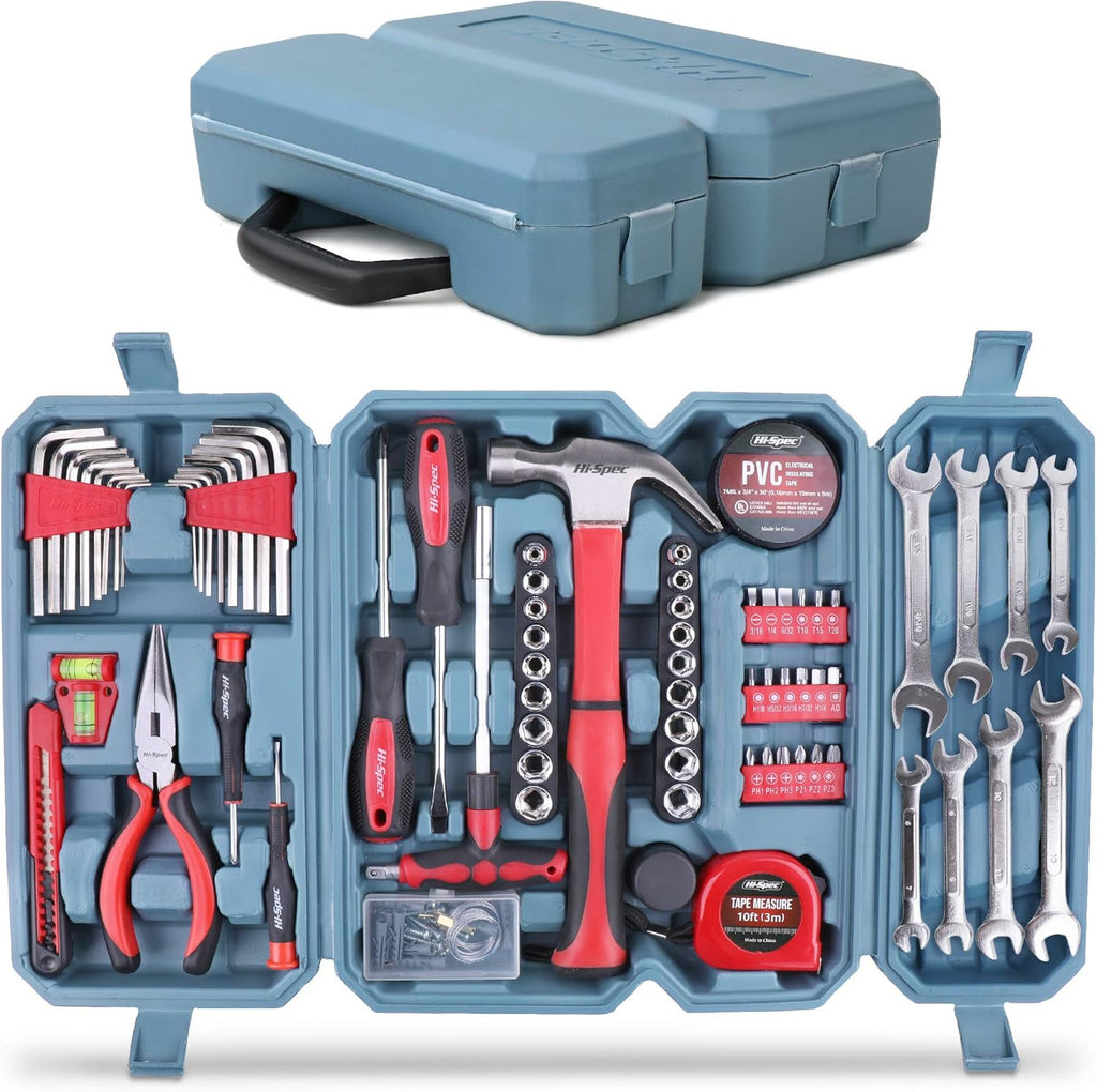 73 Piece Home & Garage Tool Kit Set with Tool Box Case I786870