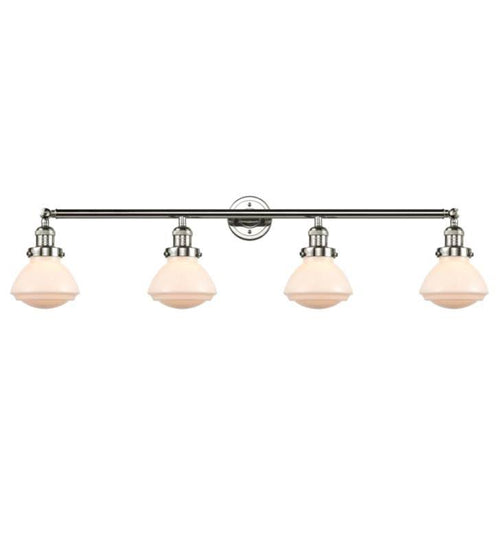 3-Light Vanity Light Matte White Brushed Brass B3284