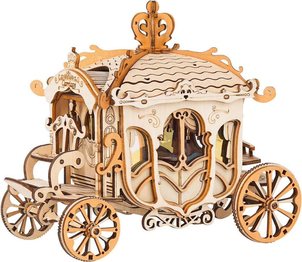 3D Wooden Puzzle Retro Car Model Q144