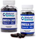 1000 mg Omega 3-6-9 Flax Seed Oil Softgels Bundle W904