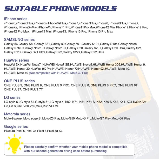 Waterproof Protective Case for Phones Up to 6.9 Inch M272102