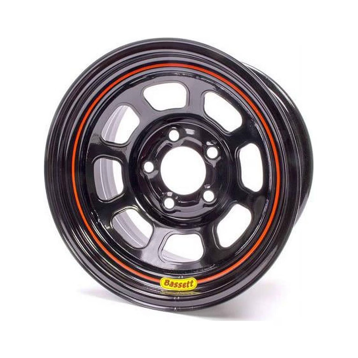 Spun Wheel - 15 x 8 in. - 5 x 5 in. - Black - 5 in. Back Spacing V160760