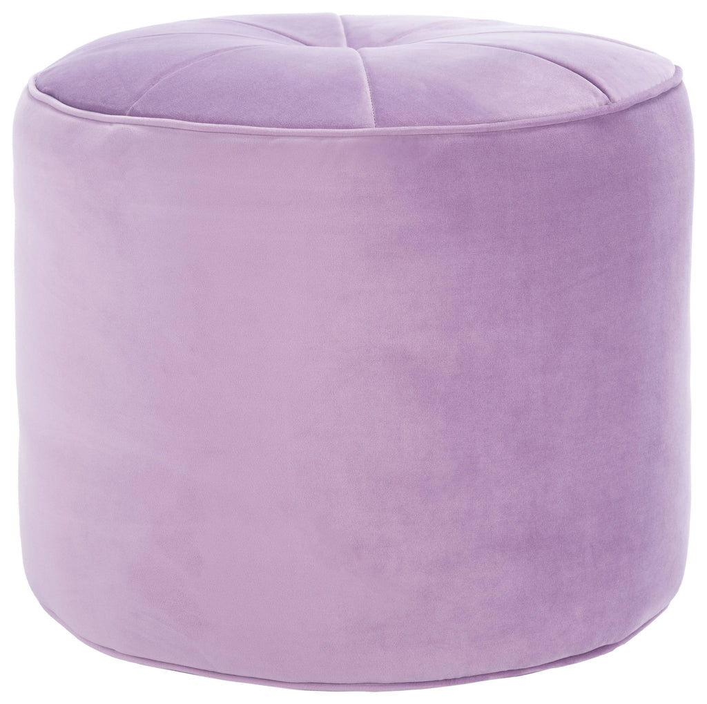 Lilac Cylinder Ottoman T225922