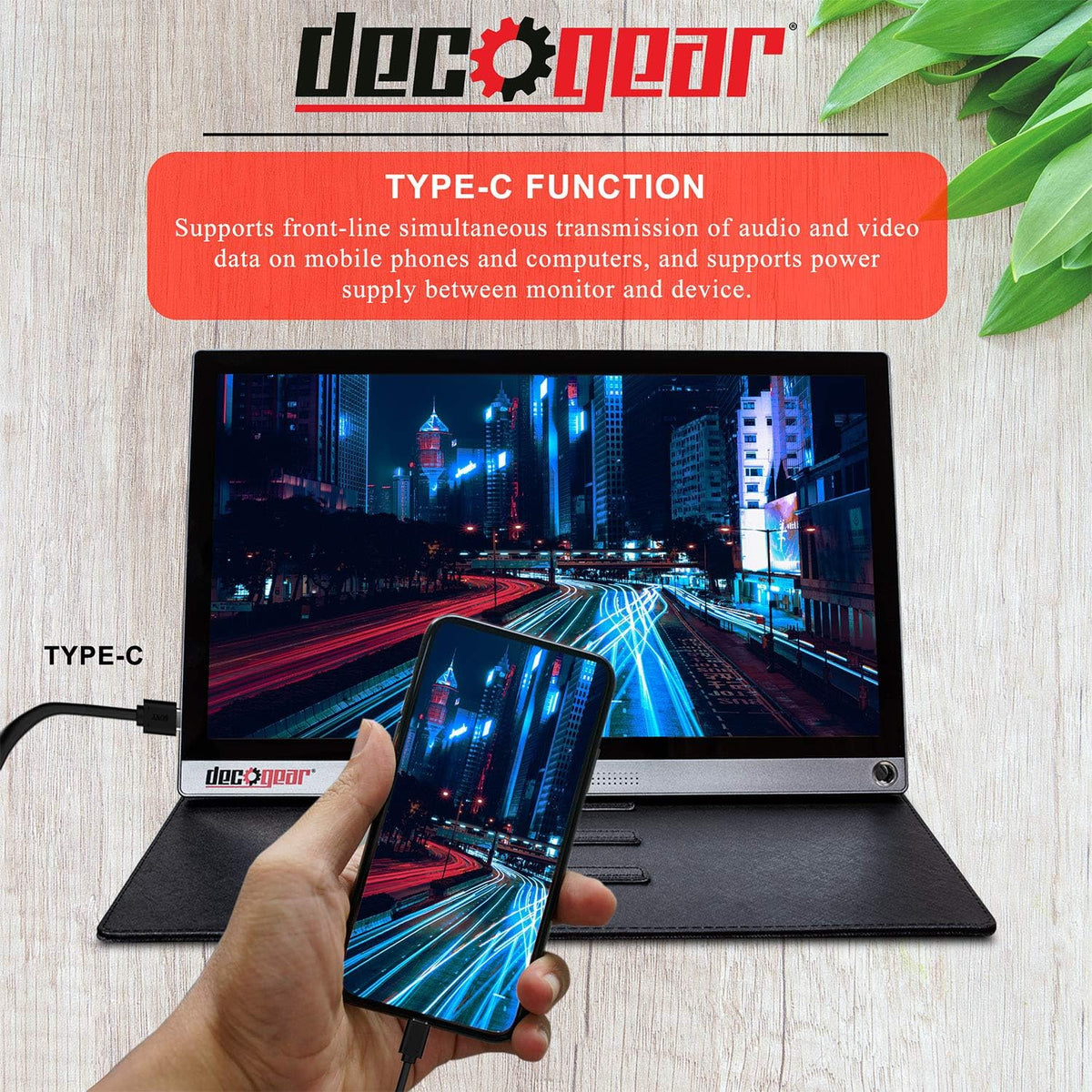 15.6 Portable Monitor 1080p IPS Touchscreen with 10 Point Capacitive Control R74714