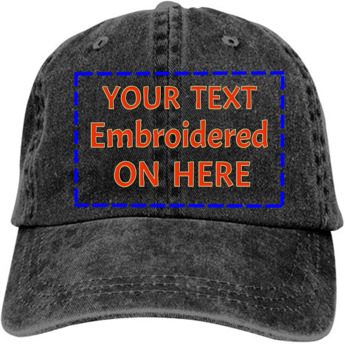 Embroidered Dad Hat with Strap Closure V480353