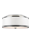 3-Light Indoor Semi-Flush Mount Nickel V1067