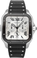 Silver Dial Chronograph Men's Watch D5424