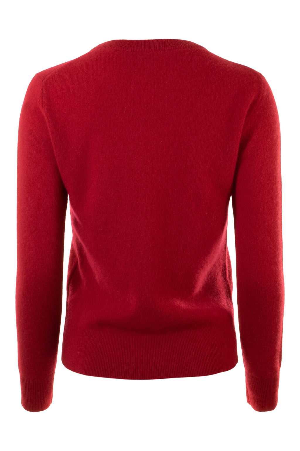 Misty Grey Heather Cashmere Crewneck Q217