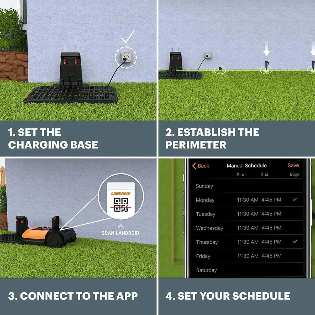 20V Robotic Lawn Mower B57213