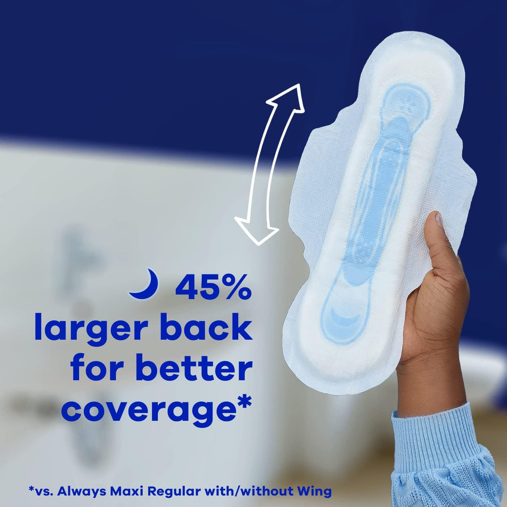 72 Count Unscented Overnight Pads with Wings F267
