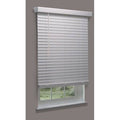 White Faux Wood Cordless Blinds O73271