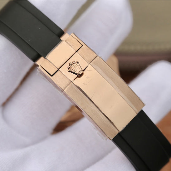 Golden Diamond Dial Rubber Strap 40mm Q9067