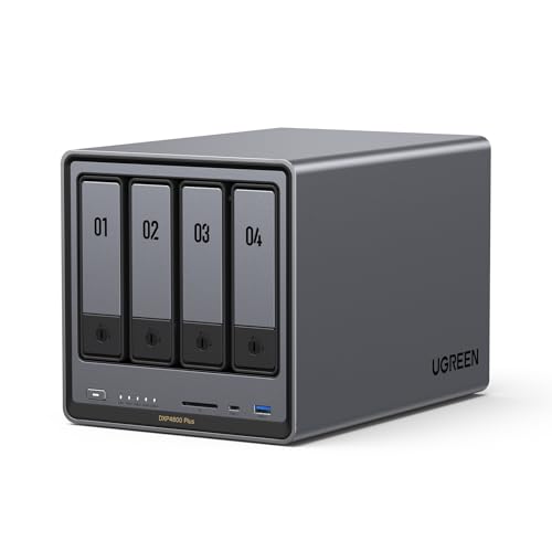 4-Bay Desktop NAS with Intel Pentium Gold 8505 CPU, 8GB DDR5 RAM, 128G SSD, 10GbE, 2.5GbE, M.2 NVMe Slots, 4K HDMI A715