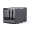 4-Bay Desktop NAS with Intel Pentium Gold 8505 CPU, 8GB DDR5 RAM, 128G SSD, 10GbE, 2.5GbE, M.2 NVMe Slots, 4K HDMI A715