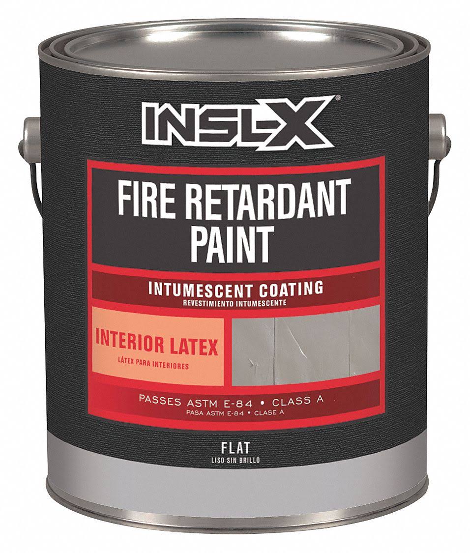 Fire Retardant Paint Flat White Latex Intumescent Coating 5 Gal R320