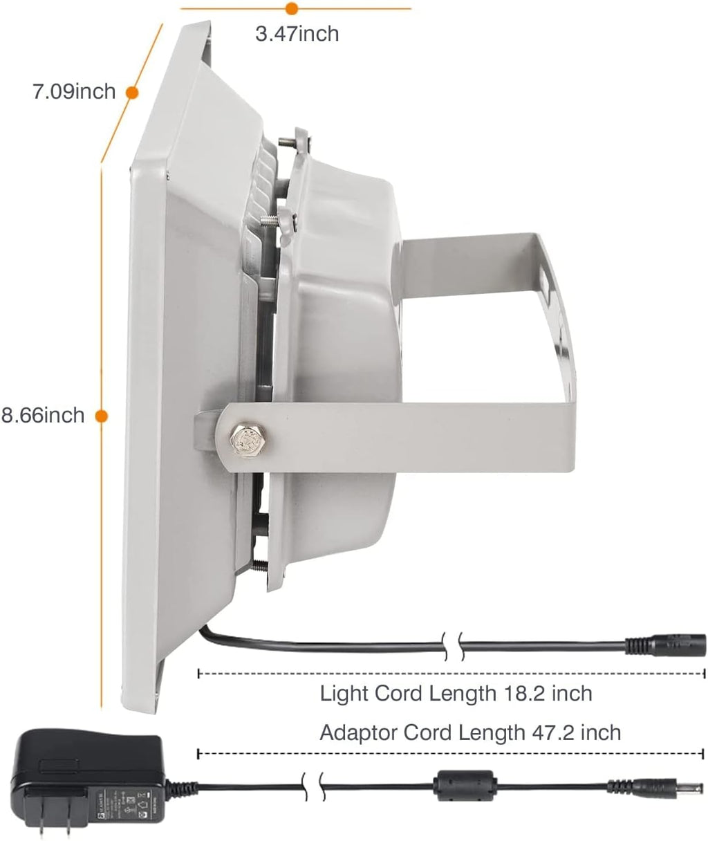 IR Illuminator 850nm 30-LEDs Waterproof Metal Housing P67487