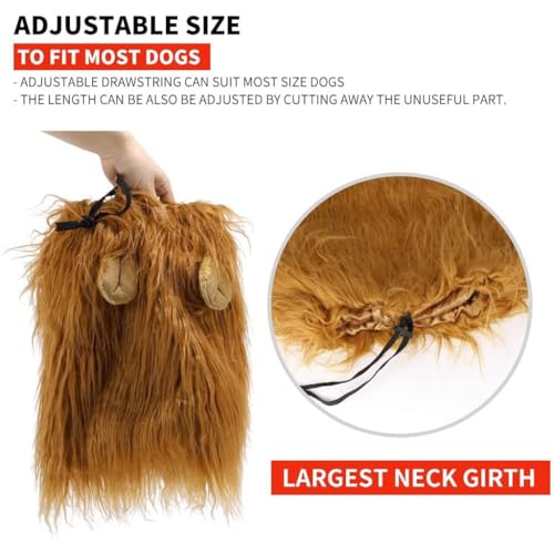 Dog Lion Mane Headwear F6405