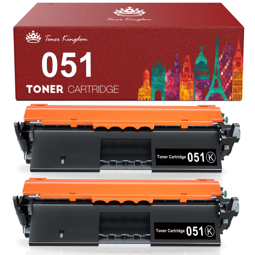 Compatible Toner for Canon 051 Printer, Black, 2-Pack L737