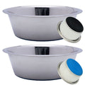 Stainless Steel Dog Bowl Set of 2 with Silicone Non-Skid Base Z504382