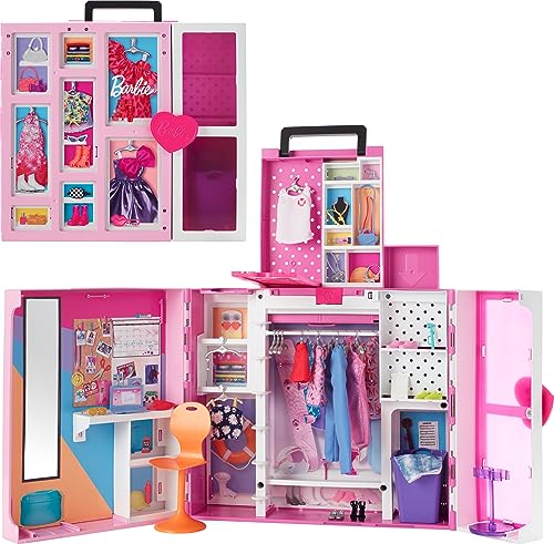 Barbie Dream Closet Playset with 35+ Doll Clothes & Accessories R384769