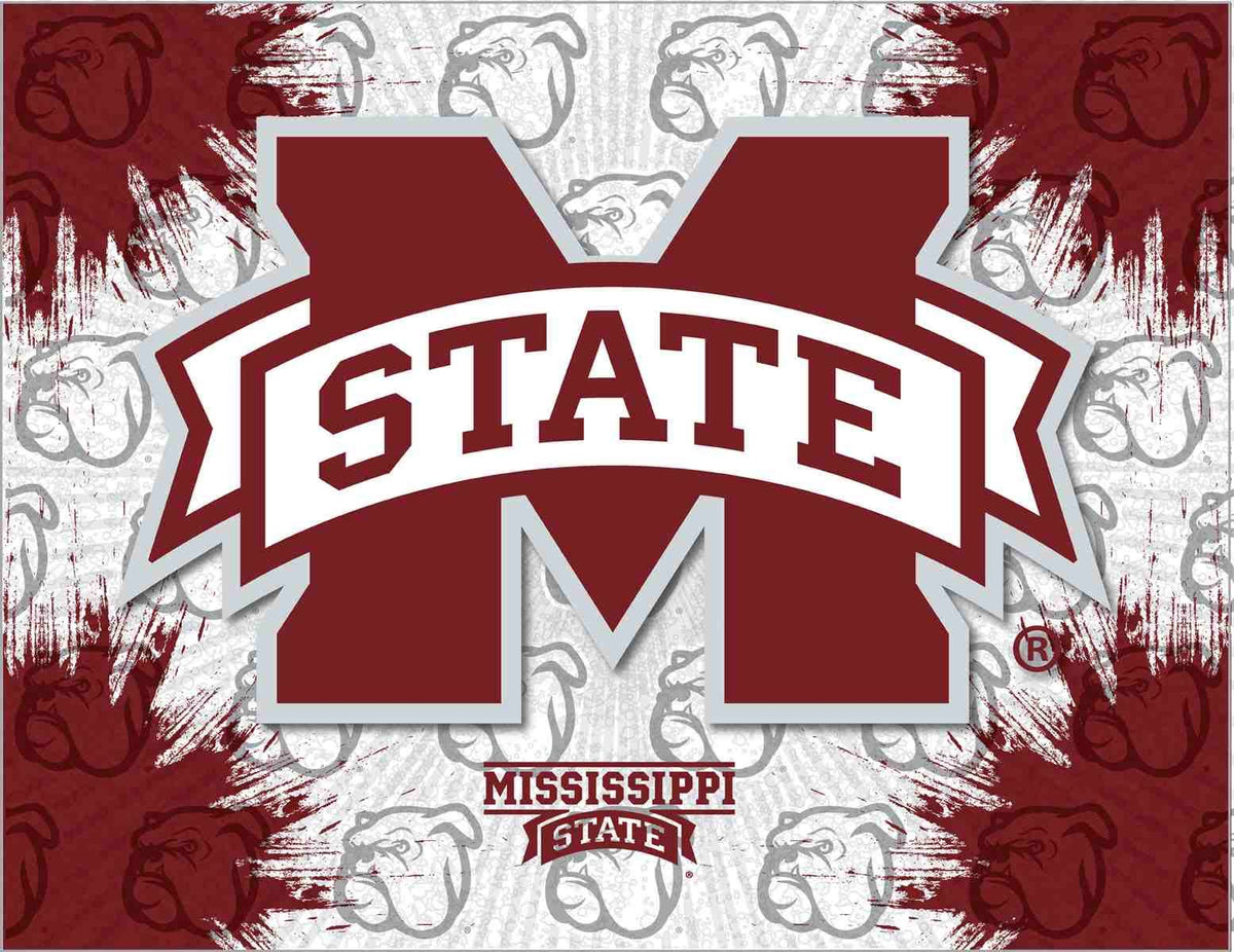 Gray Maroon Wall Canvas Art Q7630