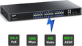 28-Port Gigabit PoE Switch with 24 x PoE 400W, 2 x Uplink Gigabit Ports, 2 x 1G SFP Slots, Rackmount or Desktop, Unmanaged L55862