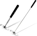 Telescoping Magnetic Sweeper Pickup Tool with 35LB Pull Capacity, Retractable 8.6 to 33, Pack of 2 T858