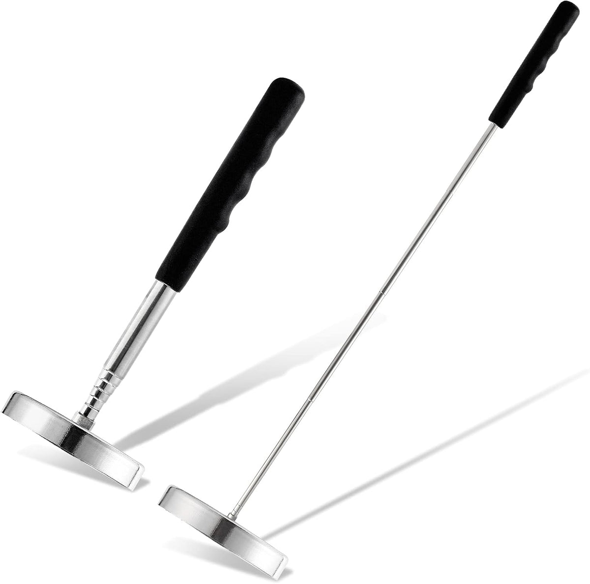 Telescoping Magnetic Sweeper Pickup Tool with 35LB Pull Capacity, Retractable 8.6 to 33, Pack of 2 T858