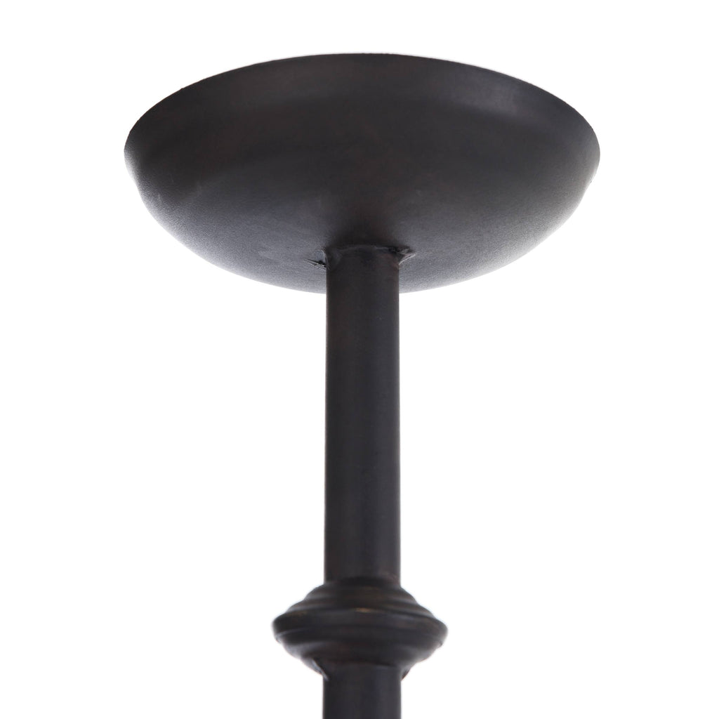 Dark Bronze Brass Metal Candle Holder D980817