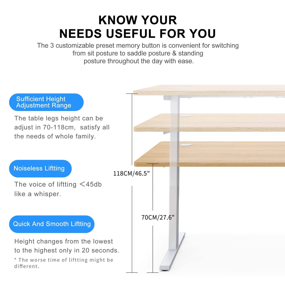 L-Shaped Electric Height Adjustable Standing Desk W74211