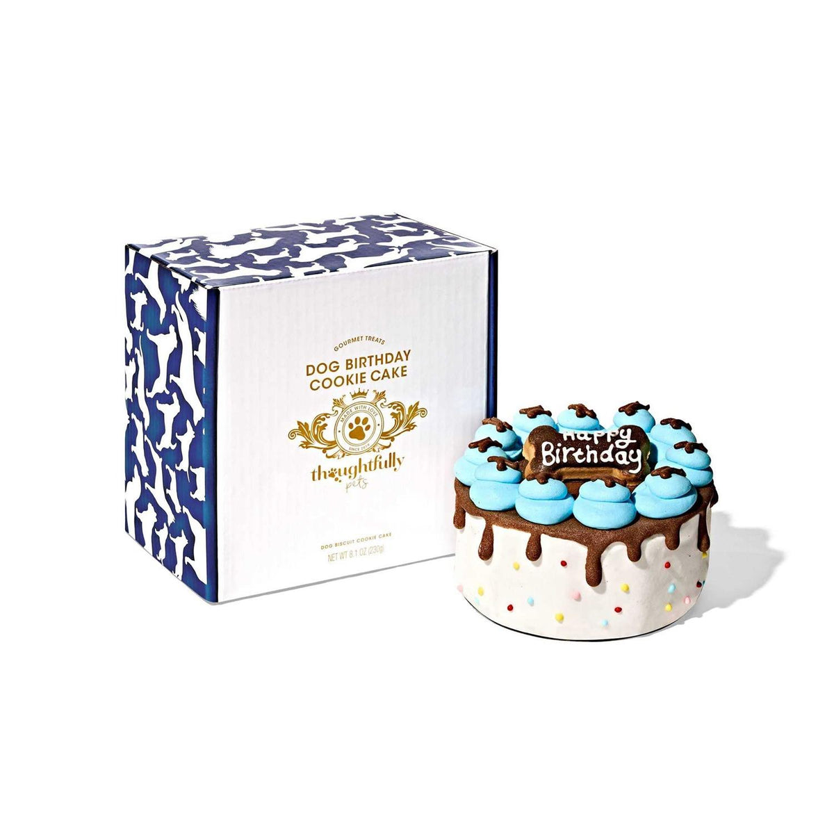 Dog Birthday Cookie Cake O6138