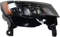Jeep Grand Cherokee Passenger Side Black Bezel Halogen Headlight Assembly C186016