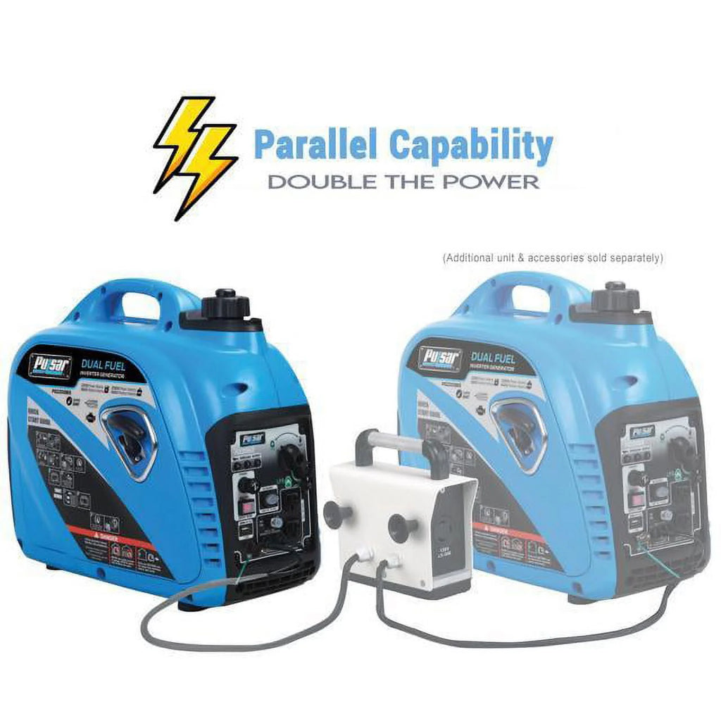 2200W Portable Dual Fuel Inverter Generator S7316