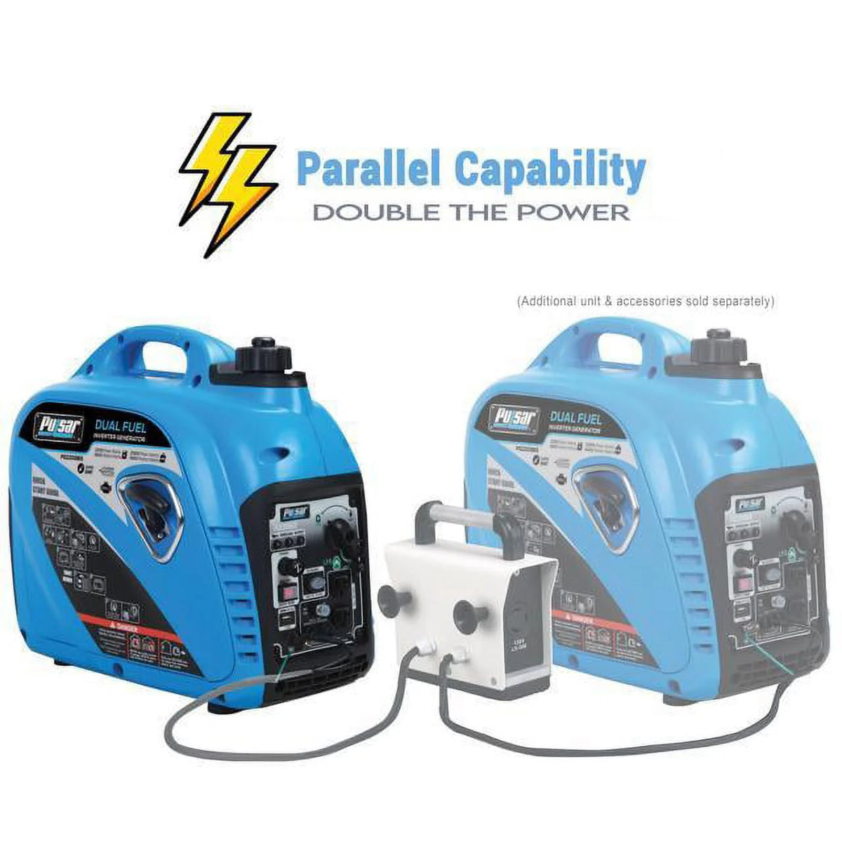 2200W Portable Dual Fuel Inverter Generator S7316