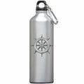 Pewter Accent Stainless Steel Water Bottle E786