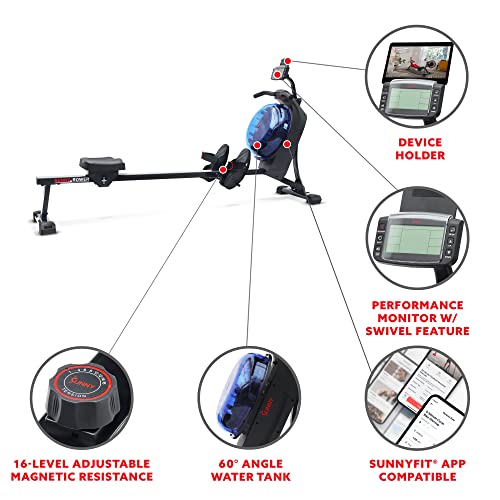 Water Rowing Machine with High Dynamic Resistance Vertical Tank Z359