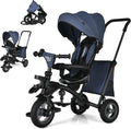 7 in 1 Folding Toddler Tricycle with Canopy D86380