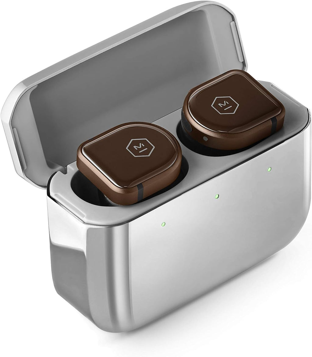True Wireless Earphones White Ceramic Stainless Steel Case F14757