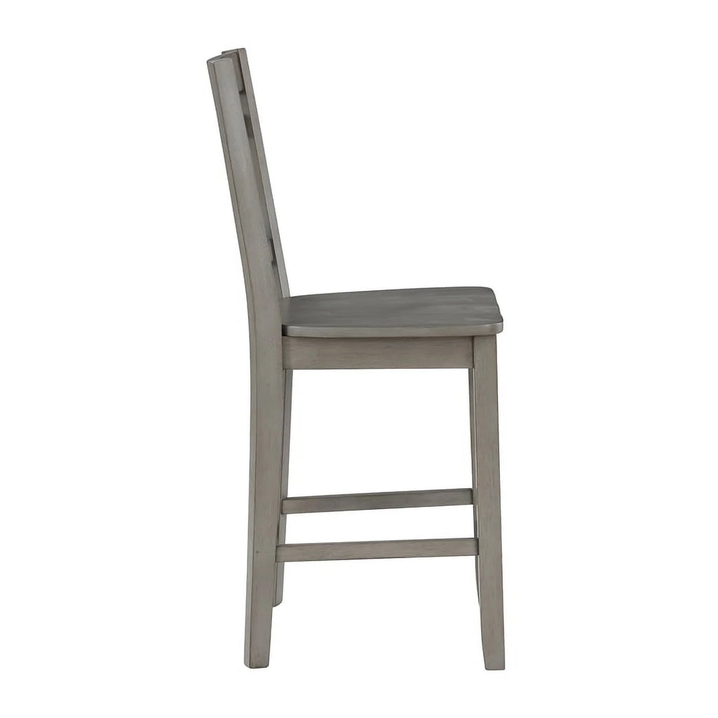 Gray Wood 5-Piece Counter Height Dining Set M954