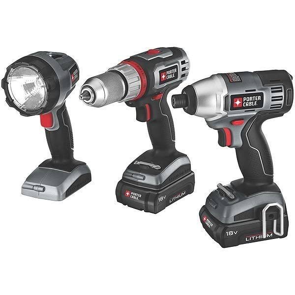 18V Lithium 3 Tool Combo Kit E5952