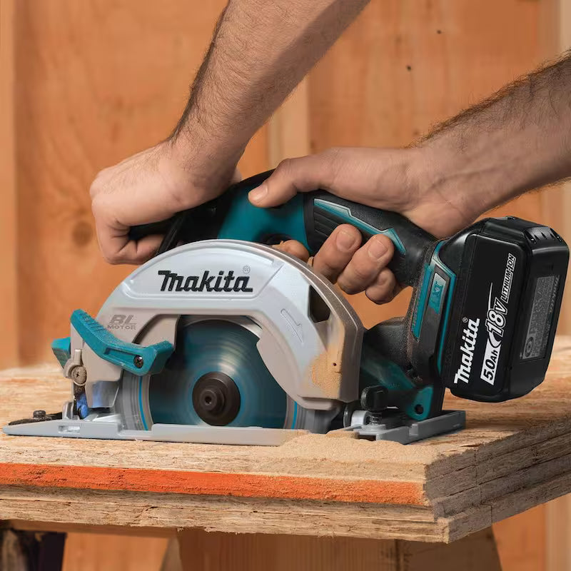18V Cordless Combo Kit Hammer Drill Impact Driver Circular Saw Flashlight I95551