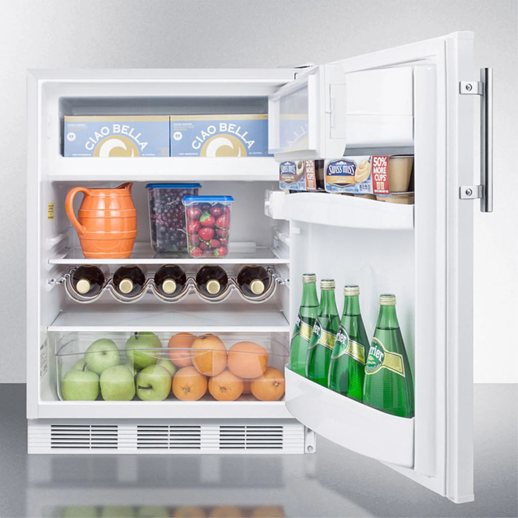 Freestanding Refrigerator-Freezer with White Finish P9100