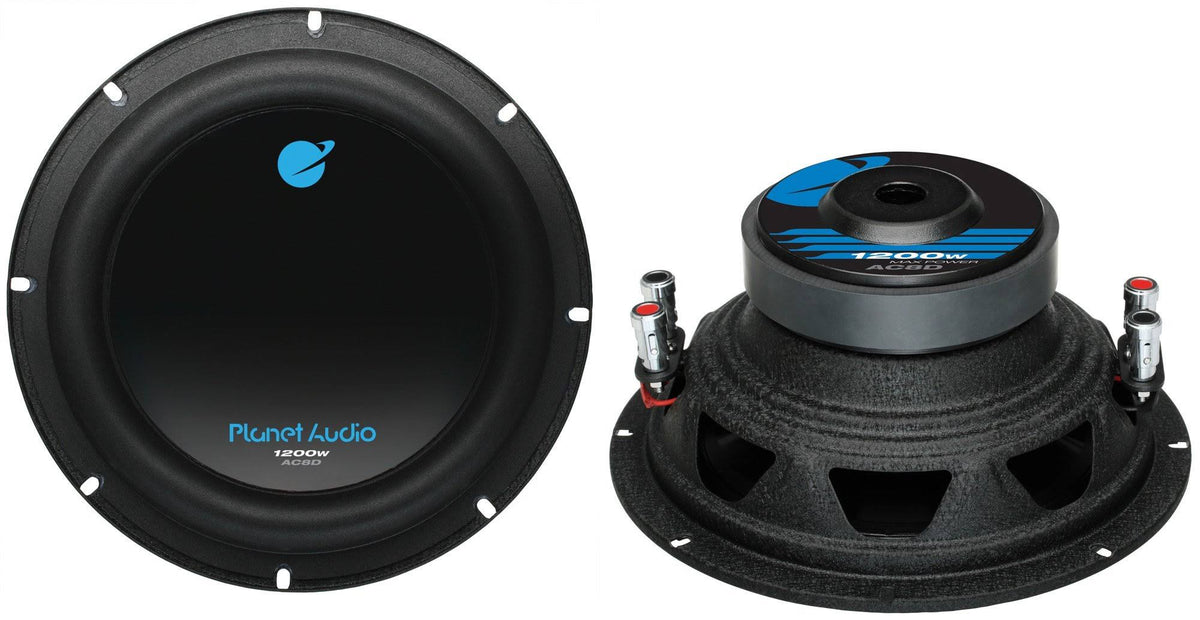 8x22 2400W DVC 4-Ohm Car Subwoofers T263