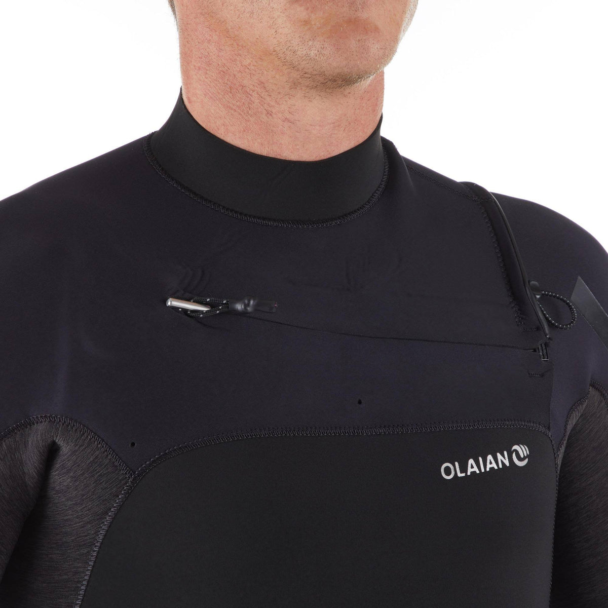 Black 4/3 mm Neoprene Surfing Wetsuit I2874