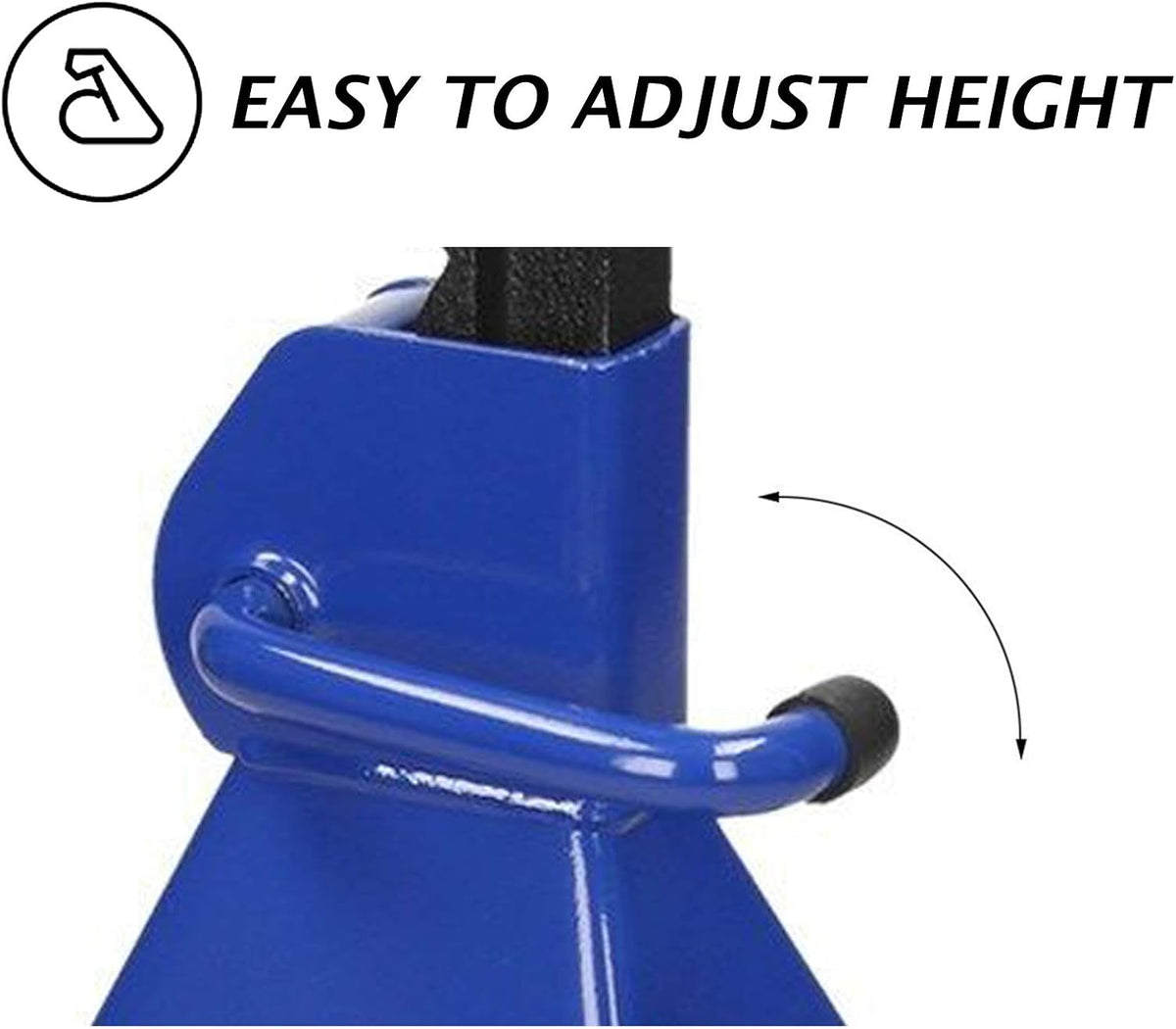 Jack Stands Set of 4PCS, Heavy Duty Steel Adjustable Height 6 Ton C61072