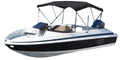 3 Bow Bimini Top Boat Cover 600D Canvas, 1” Aluminum Frame, Storage Boot, 46" H C42053