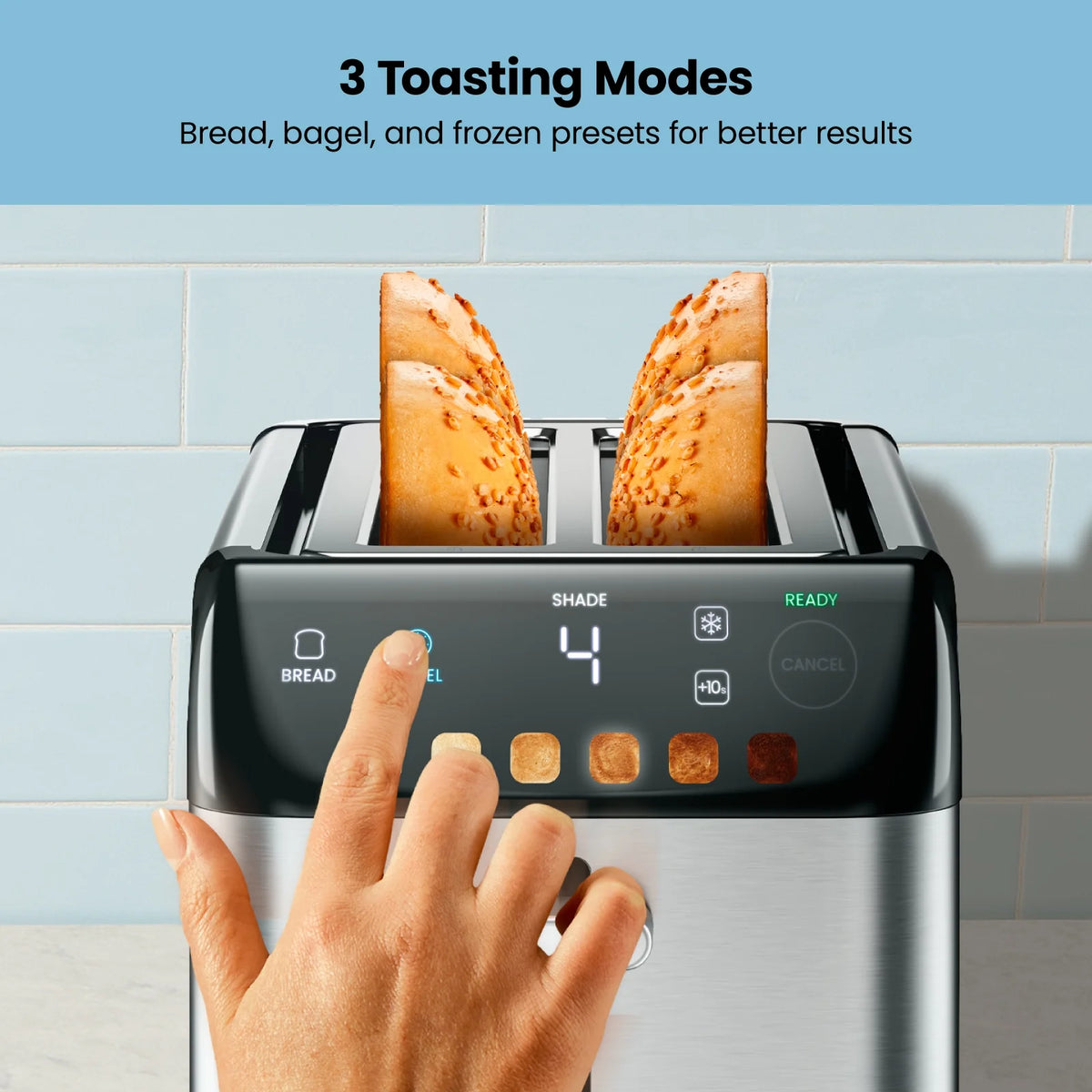 4 Slice Digital Toaster with Extra-Wide Slots Z490